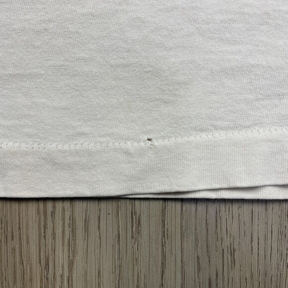 Vintage Stussy Shirt Mens Extra Large White Stick Man Graphic Made USA 90s - Picture 16 of 16